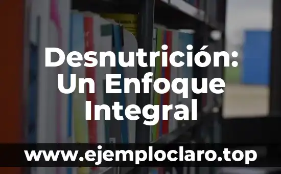 Desnutrición: Un Enfoque Integral