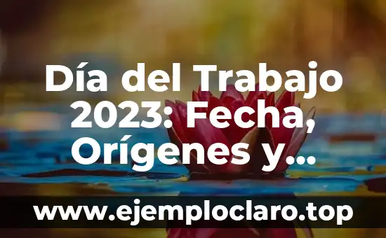 Capital de Trabajo: Concepto Fundamental en Finanzas Empresariales 5 Día del Trabajo 2023: Fecha, Orígenes y Significado