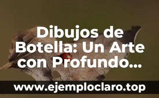 Dibujos de Botella: Un Arte con Profundo Significado