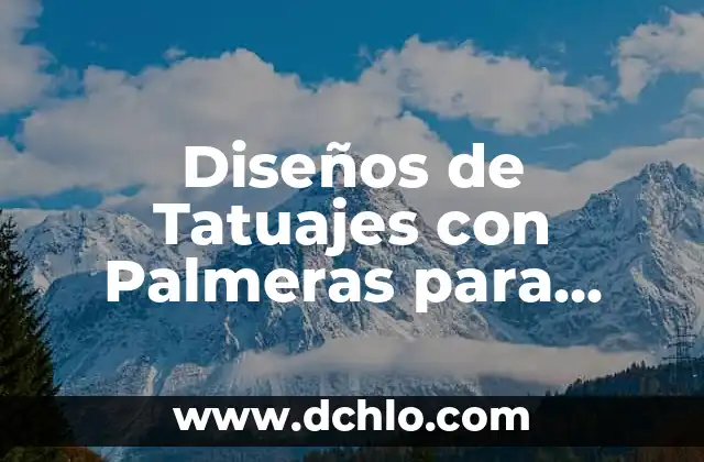 Significados de Palmeras en Triángulos 6 Diseños de Tatuajes con Palmeras para Hombres