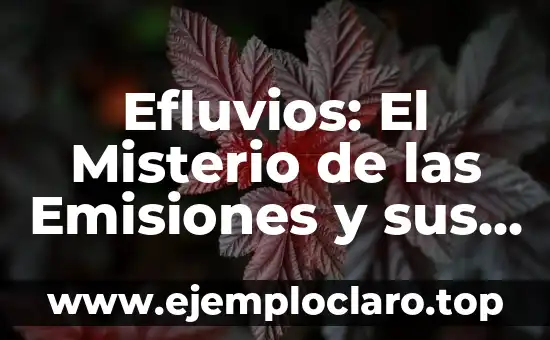 Valor Umbral de Emisiones: Un Concepto Fundamental en la Sostenibilidad Ambiental 5 Efluvios: El Misterio de las Emisiones y sus Significados