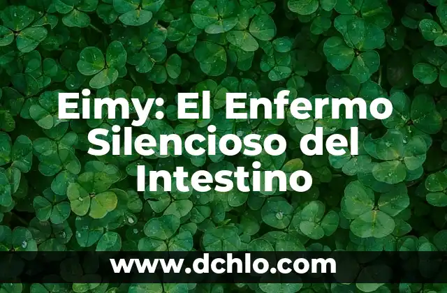 Flor con significado de tristeza: El lenguaje silencioso de las flores 7 Eimy: El Enfermo Silencioso del Intestino