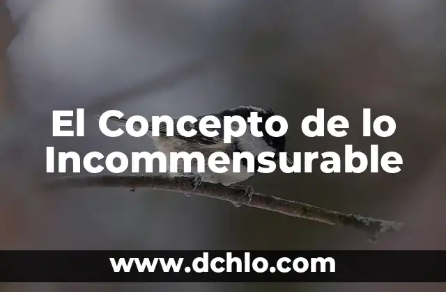 La Abundancia: Un Concepto Integral de Prosperidad 5 El Concepto de lo Incommensurable