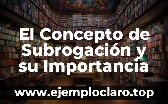 El Concepto de Subrogación y su Importancia