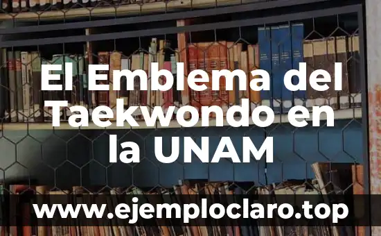 El Emblema del Taekwondo en la UNAM