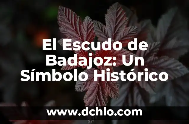 Significado del Escudo de Atenea: Símbolo de Sabiduría y Protección 8 El Escudo de Badajoz: Un Símbolo Histórico