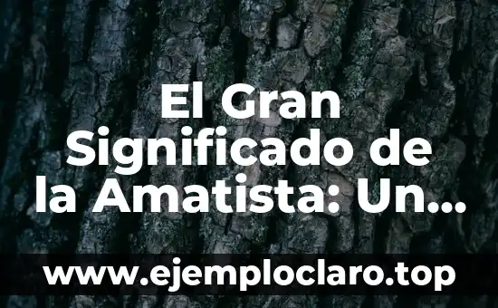 El Gran Significado de la Amatista: Un Viaje a sus Propiedades y Usos