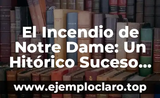 Significado de la destrucción de Notre Dame 6 El Incendio de Notre Dame: Un Hitórico Suceso que Conmovió al Mundo