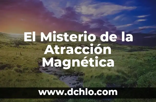 Electronegativo: La Atracción de los Electrones en la Química 4 El Misterio de la Atracción Magnética