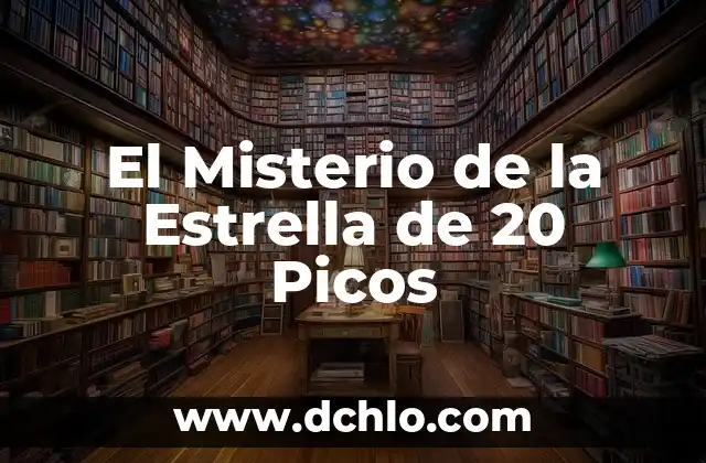 Nanacamilpa - Un Misterio Lingüístico 8 El Misterio de la Estrella de 20 Picos