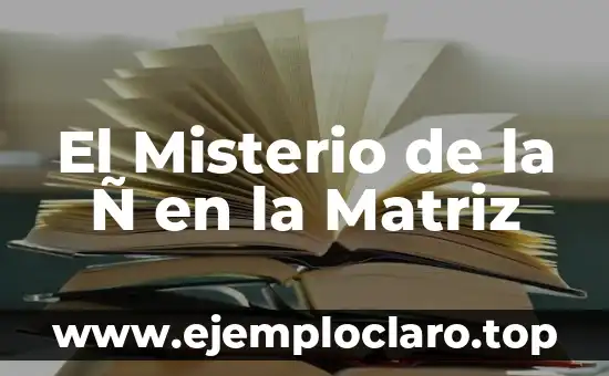 El Misterio de la Ñ en la Matriz