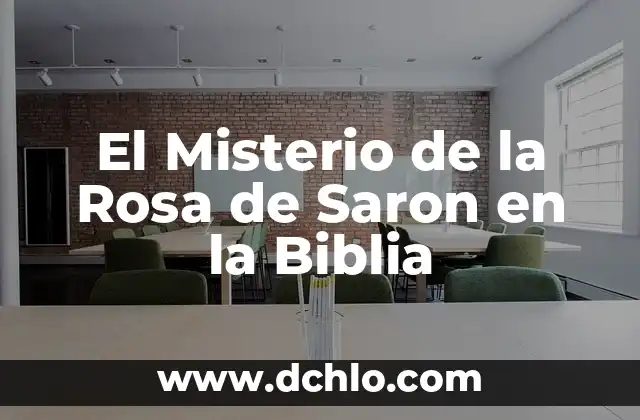 Flor de Amapola Rosa Significado 3 El Misterio de la Rosa de Saron en la Biblia