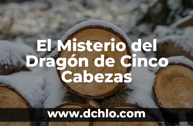 El Misterio del Niño de Dos Cabezas: Un Viaje a Través de la Historia y la Cultura 5 El Misterio del Dragón de Cinco Cabezas