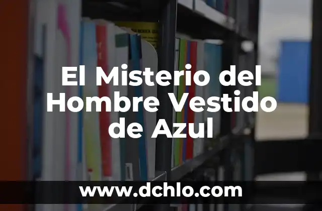 C贸mo hacer azul ftalo 3 El Misterio del Hombre Vestido de Azul