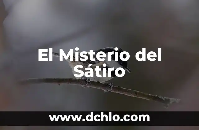 Nanacamilpa - Un Misterio Lingüístico 4 El Misterio del Sátiro