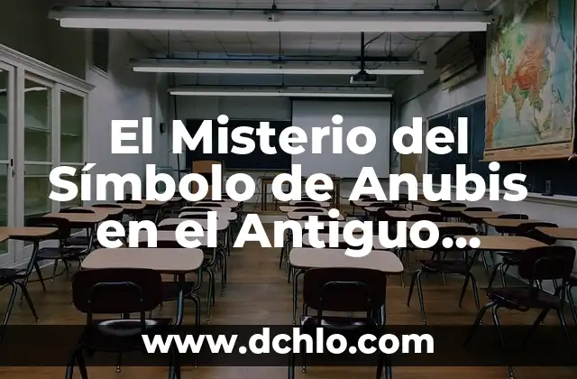 El Misterio de la Doncella Lunar 5 El Misterio del Símbolo de Anubis en el Antiguo Egipto