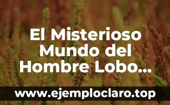 El Misterioso Mundo del Hombre Lobo Mexicano