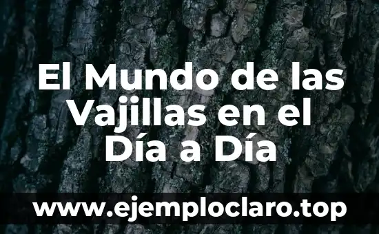 El Mundo de las Vajillas en el Día a Día