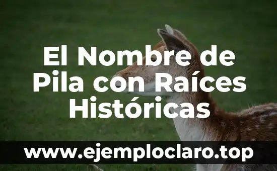 El Nombre de Pila con Raíces Históricas