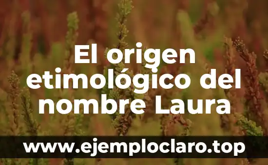 El origen etimológico del nombre Laura