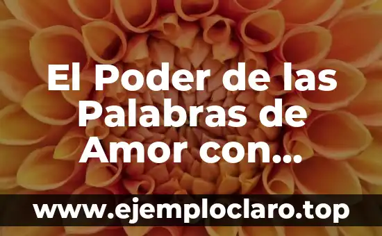 Palabras con Significado de Familia: Un Viaje por la Terminología Familiar 5 El Poder de las Palabras de Amor con Significado