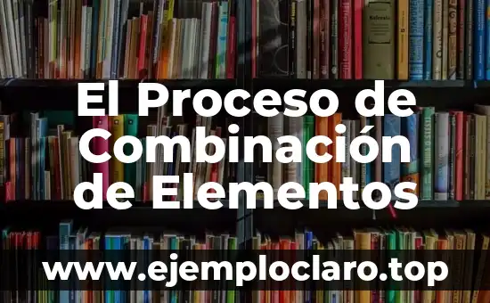 Fabricar: Concepto y Proceso de Manufactura 6 El Proceso de Combinación de Elementos