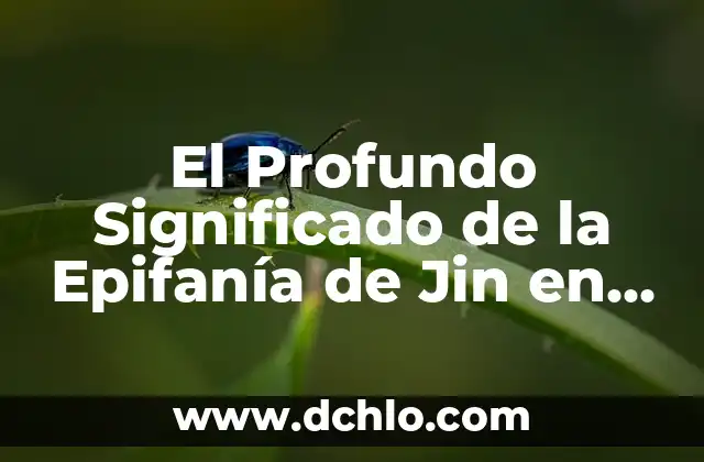 El Significado de Propicio 3 El Profundo Significado de la Epifanía de Jin en BTS