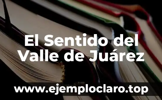 El Sentido del Valle de Juárez