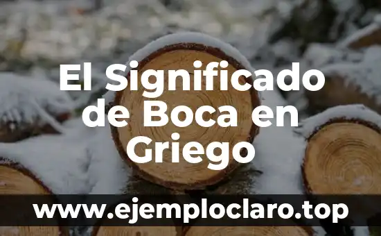 Cómo hacer una boca en uñas 7 El Significado de Boca en Griego