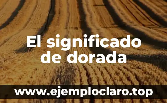 El significado de dorada