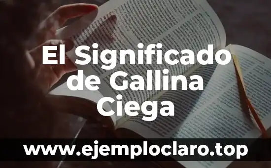 El Significado de Gallina Ciega