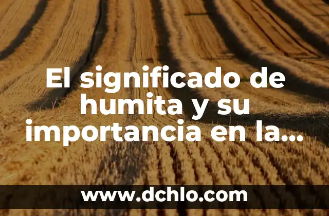 El significado de cripi cuhsz 8 El significado de humita y su importancia en la gastronomía