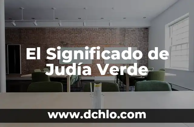 El Concepto de Demonios en la Tradición Judía 4 El Significado de Judía Verde