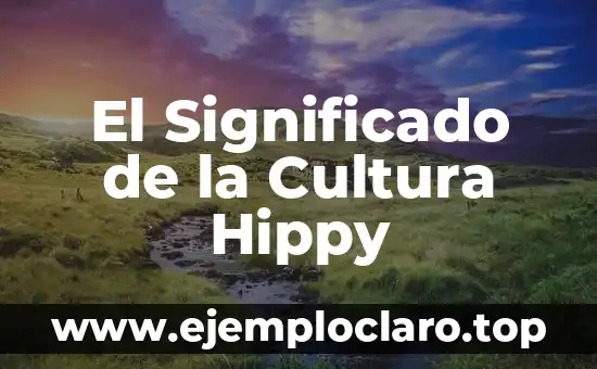 El Significado de la Fachada de la Universidad de Alcalá 6 El Significado de la Cultura Hippy