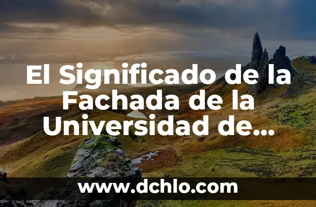 El Significado de la Cultura Hippy 3 El Significado de la Fachada de la Universidad de Alcalá