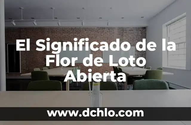El Significado Genético de la Meiosis 4 El Significado de la Flor de Loto Abierta