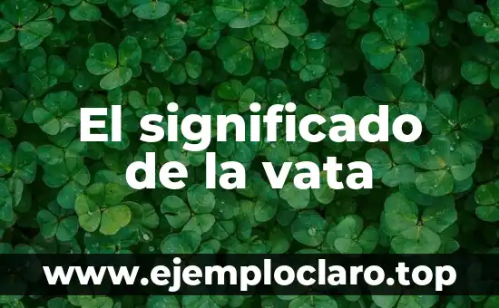 El Significado de la Verdad: Un Concepto Universal 8 El significado de la vata