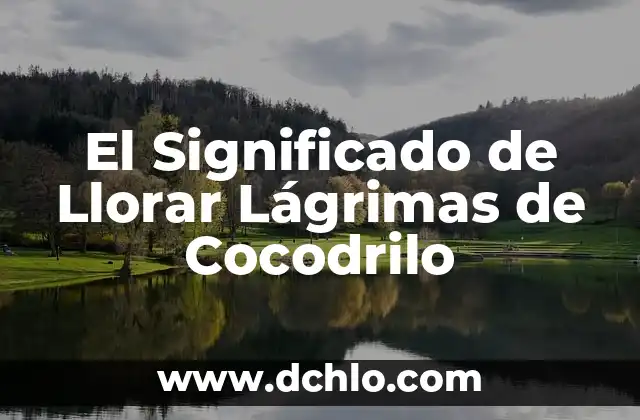 Significado de las Lágrimas de las Velas: Un Misterio que Fascina 4 El Significado de Llorar Lágrimas de Cocodrilo