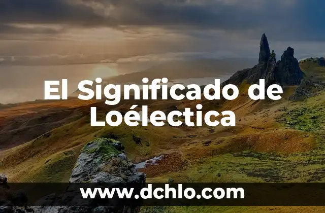 El Significado de la Sufijación en el Conocimiento 5 El Significado de Loélectica