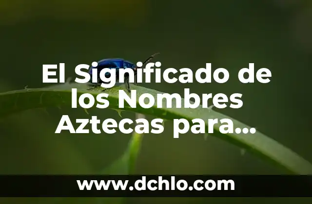 Niña en los sueños: Descubre el significado de soñar con niñas 7 El Significado de los Nombres Aztecas para Niñas