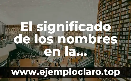 Palabras que cambiaron de significado: Un viaje a través del tiempo 3 El significado de los nombres en la genealogía: Un viaje a través de la historia familiar