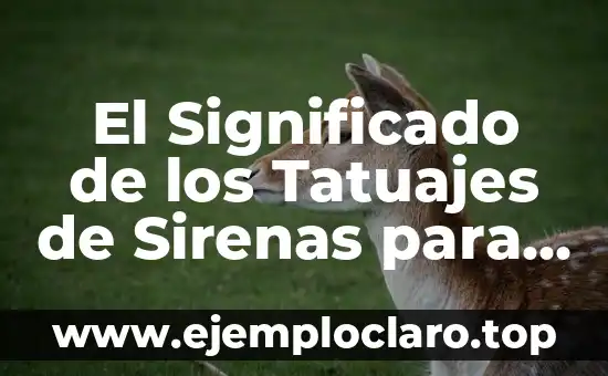 El Significado de los Tatuajes de Sirenas para las Mujeres