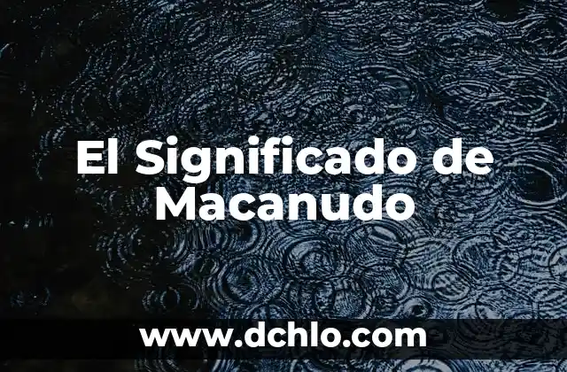 El Significado de Ser Universitario: Un Viaje de Descubrimiento y Crecimiento 8 El Significado de Macanudo
