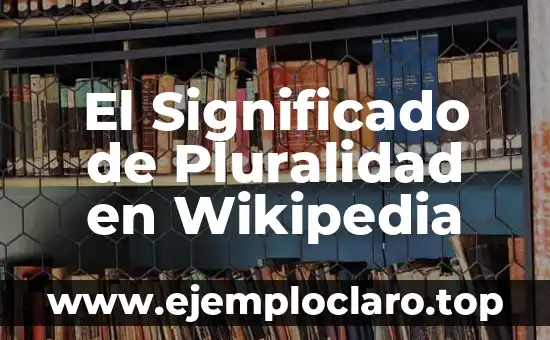 Significado del Valor de Pluralidad 5 El Significado de Pluralidad en Wikipedia