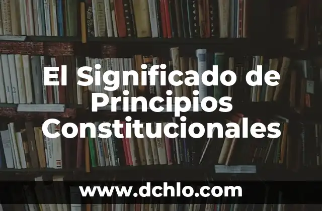 El significado del hinduismo: Guía completa sobre su esencia y principios 6 El Significado de Principios Constitucionales