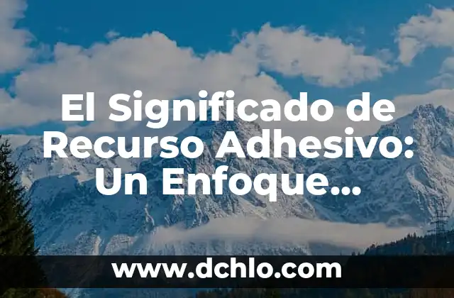 Significado del Control de Armas: Comprensión Integral del Regulación de Armas de Fuego 6 El Significado de Recurso Adhesivo: Un Enfoque Integral