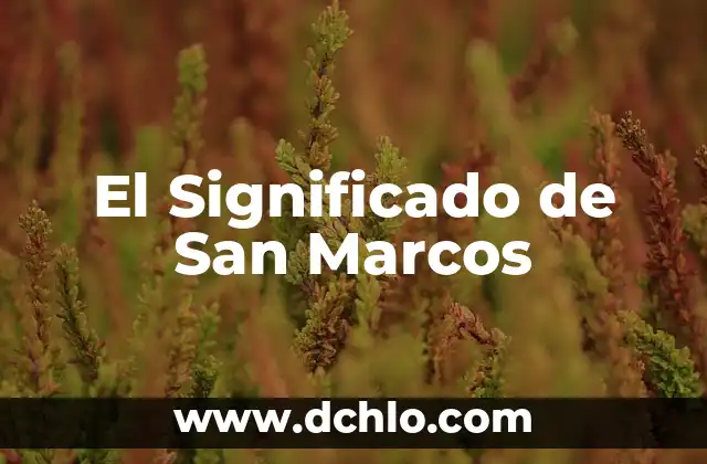 Como hacer marcos en Excel 4 El Significado de San Marcos