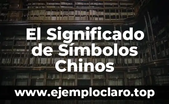 El Significado de El Rito de Rigoberta Bandini 8 El Significado de Símbolos Chinos