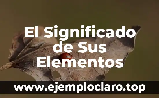 El Significado de Sus Elementos