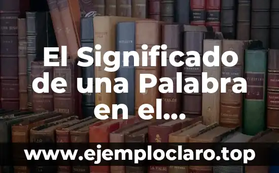 El Significado de Nomada: Un Viaje por la Definición en Wikipedia 5 El Significado de una Palabra en el Diccionario: Una Guía Completa